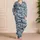 Japanese Ukiyo-e Ocean Waves and Mount Fuji for Relaxed Summer Beach Getaways and Travel Satin Pajamas Set - 4