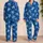 Blue Sea Turtle Ocean Motifs for Coastal Getaways and Relaxed Beachside Adventures Satin Pajamas Set - 2