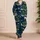 Coconut Palm Beach Scene for Relaxed Summer Getaways and Tropical Escapes Satin Pajamas Set - 4