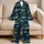 Coconut Palm Beach Scene for Relaxed Summer Getaways and Tropical Escapes Satin Pajamas Set - 5