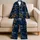 Haunted Cabin And Floating Skulls For Spooky Halloween Nights And Cozy Gothic Evenings Satin Pajamas Set - 5