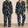 Colorful Cartoon Skulls for Halloween Lounging and Playful Everyday Comfort Satin Pajamas Set - 2