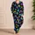 Colorful Cartoon Skulls for Halloween Lounging and Playful Everyday Comfort Satin Pajamas Set - 4