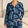 Silver Palm Fronds for Relaxed Coastal Evenings and Breezy Tropical Getaways Satin Pajamas Set - 1