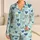 Blue Green Heart Motifs for Cozy Evenings and Thoughtful Gifts for Men at Home Satin Pajamas Set - 1