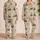 Vintage Sailing Ships for Coastal Summer Escapes and Beach Vacation Style Satin Pajamas Set - 2