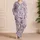Coastal Shells and Sea Life for Relaxed Summer Getaways and Beachside Vacation Escapes Satin Pajamas Set - 4