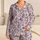 Coastal Shells and Sea Life for Relaxed Summer Getaways and Beachside Vacation Escapes Satin Pajamas Set - 1