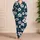 Navy Hibiscus and Tropical Flowers for Relaxed Beach Vacations and Island Getaways Satin Pajamas Set - 4