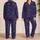 Magenta Leaves and Coral Berries for Cozy Lounging and Relaxed Evenings for Men Satin Pajamas Set - 2