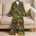 Rainbow Sunflower Blooms for Cozy Autumn Lounging and Relaxed Weekend Home Comfort Satin Pajamas Set - 5