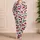 Red Lips and Cat-Eye Sunglasses for Playful Lounging and Relaxed Weekends Satin Pajamas Set - 4