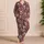 Skull and Rose Motif for Cozy Gothic Lounging and Relaxed Evenings Satin Pajamas Set - 4