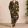 Golden Stone Ovals for Refined Lounge Style and Relaxed Evening Comfort at Home Satin Pajamas Set - 4