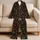 African Geometric Symbols for Relaxed Coastal Nights and Bold Weekend Lounging Style Satin Pajamas Set - 5