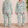 Coastal Waves, Sailboats And Shells For Relaxed Seaside Vacation Days And Ocean Lovers Satin Pajamas Set - 2