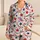 Red and Navy Star Waves for Festive Lounging and Relaxed Nights at Home for Him Satin Pajamas Set - 1