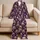 Ivory Skull and Crossbones on Deep Plum for Beach Days and Relaxed Gothic Summer Style Satin Pajamas Set - 5