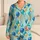 Blue And Gold Birthday Balloons For Cheerful Celebration And Cozy Nights Satin Pajamas Set - 1