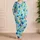 Blue And Gold Birthday Balloons For Cheerful Celebration And Cozy Nights Satin Pajamas Set - 4