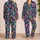 Colorful Day Of The Dead Sugar Skulls For Festive Halloween Relaxation Satin Pajamas Set - 2