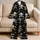 Ivory Skull And Crossbones Motifs For Coastal Lounging And Relaxed Summer Days Satin Pajamas Set - 5