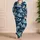 Moonlit Winter Forest and Snowflakes for Cozy Holiday Evenings and Fireside Lounging Satin Pajamas Set - 4
