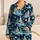 Moonlit Winter Forest and Snowflakes for Cozy Holiday Evenings and Fireside Lounging Satin Pajamas Set - 1