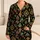 Colorful Tribal Geometric Motifs for Relaxed Weekend Lounging and Cozy Nights at Home Satin Pajamas Set - 1