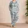Western Coastal Icons for Relaxed Beach Vacation Days and Sunny Weekend Holiday Escapes Satin Pajamas Set - 4