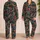 Flaming Oni Masks and Phoenix Wings for Bold Lounge Style and Distinctive Gift Giving Satin Pajamas Set - 2