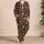 Gingerbread Snowmen and Peppermint Cookies for Cozy Christmas Evenings Satin Pajamas Set - 4