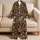 Gingerbread Snowmen and Peppermint Cookies for Cozy Christmas Evenings Satin Pajamas Set - 5