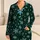 Icy Cyan Snowflakes and Falling Stars for Cozy Winter Nights and Seasonal Gifting Satin Pajamas Set - 1