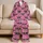 Skull Moth and Ivory Cameo Motifs for Playful Gothic Lounging and Alternative Style Lovers Satin Pajamas Set - 5