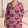Skull Moth and Ivory Cameo Motifs for Playful Gothic Lounging and Alternative Style Lovers Satin Pajamas Set - 1
