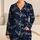 Flying Bats And Midnight Stars For Cozy Halloween Nights And Bat Lovers Satin Pajamas Set - 1