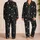 Silver Starry Night Sky for Cozy Stargazing Evenings and Relaxed Couple Lounging Style Satin Pajamas Set - 2