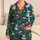 Cheerful Snowmen, Teddy Bears and Snowflakes for Cozy Christmas Eve Holiday Lounging Satin Pajamas Set - 1