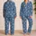 Blue Snowflake Motifs for Cozy Winter Evenings, Lounging, and Holiday Mornings Satin Pajamas Set - 2