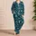 Vintage Whale And Nautical Motifs For Relaxed Coastal Days And Summer Ocean Lovers Satin Pajamas Set - 4