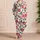 Red and Green Snowflake Ornaments for Cozy Winter Nights and Festive Holiday Gifting Satin Pajamas Set - 4