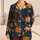 Golden Orange and Ivory Roses for Cozy Evenings and Relaxed Elegant Botanical Style Satin Pajamas Set - 1