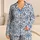 Blue Mandala Geometry for Seaside Getaways and Relaxed Coastal Lounging Style for Men Satin Pajamas Set - 1