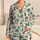 Tropical Island Palms, Pineapples and Sailboats for Easy Seaside Escapes All Summer Satin Pajamas Set - 1