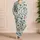 Tropical Island Palms, Pineapples and Sailboats for Easy Seaside Escapes All Summer Satin Pajamas Set - 4