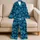 Turquoise Palm Trees for Relaxed Coastal Getaways and Tropical Beach Escapes for Men Satin Pajamas Set - 5