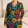 Vibrant Teal Garden Daisies for Relaxed Evenings and Colorful At-Home Style Gifts Satin Pajamas Set - 1