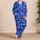 Iridescent Ocean Waves and Neon Fluid Ribbons for Relaxed Summer Beach Getaways Satin Pajamas Set - 4