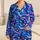 Iridescent Ocean Waves and Neon Fluid Ribbons for Relaxed Summer Beach Getaways Satin Pajamas Set - 1